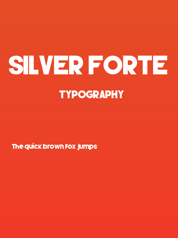 Silver Forte Poster