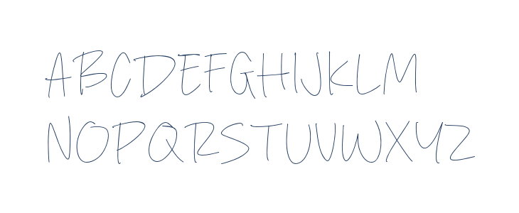 Silver Honey Uppercase