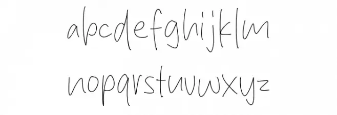 Silver Honey خط أحرف صغيرة