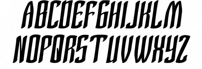 Silver Knight Font UPPERCASE