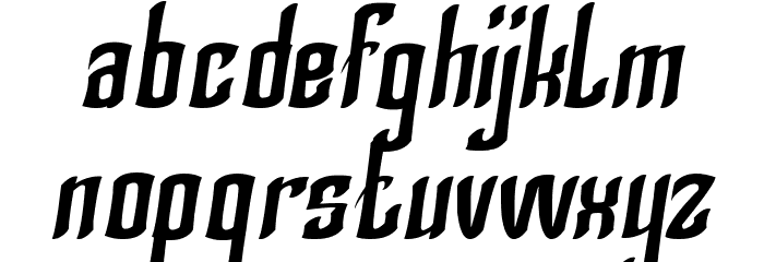 Silver Knight Font LOWERCASE