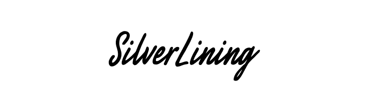 Silver Lining  font caratteri gratis