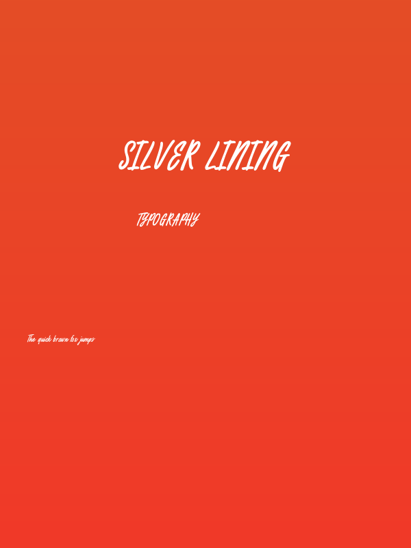 Silver Lining Poster