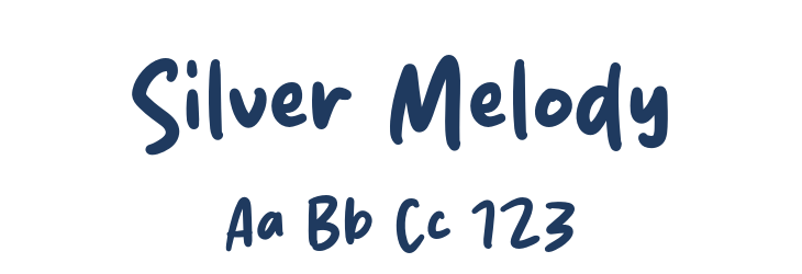 Silver Melody Font Preview