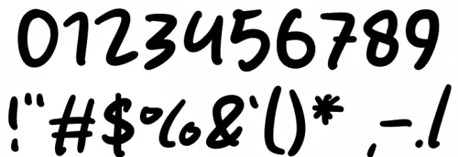 Silver Melody Font OTHER CHARS