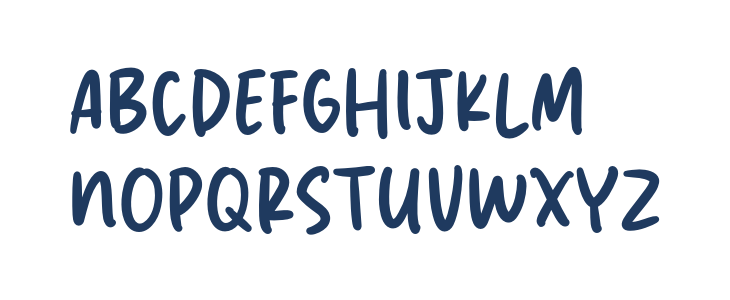 Silver Melody Uppercase