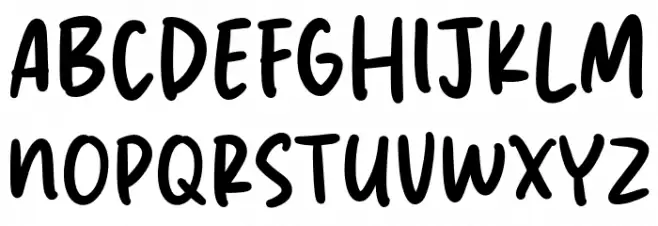 Silver Melody Font UPPERCASE