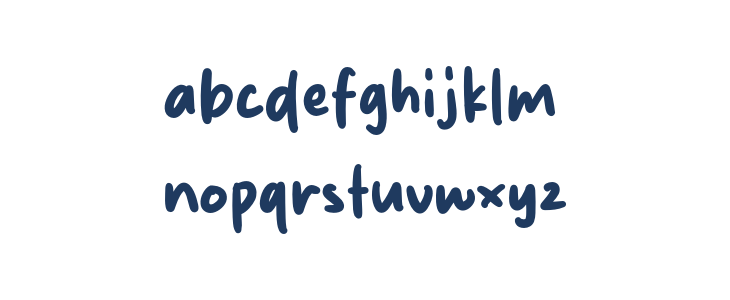 Silver Melody Lowercase