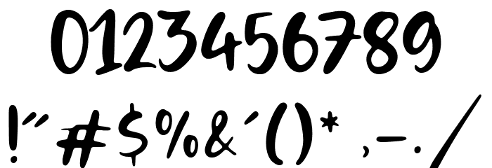 Silver Midnight Font OTHER CHARS