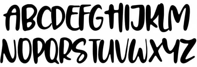 Silver Midnight Schriftart Groß