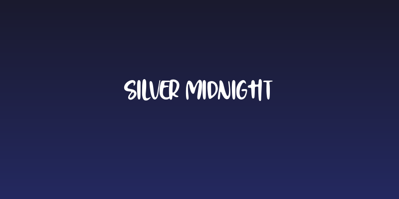 Silver Midnight Social Header