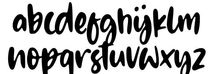 Silver Midnight Font LOWERCASE