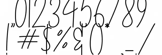 Silver Notes Demo Font OTHER CHARS