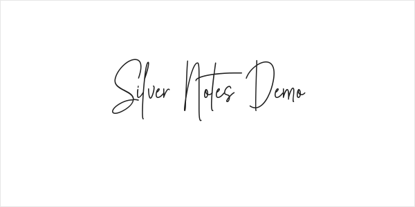 Silver Notes Demo Logo