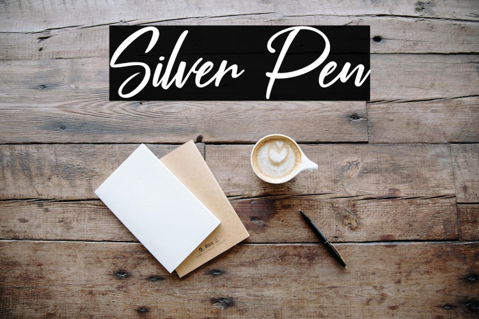 Silver Pen Caratteri examples
