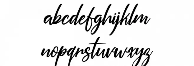 Silver Pen Caratteri MINUSCOLO