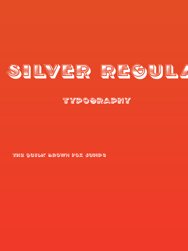 Silver Regular Poster