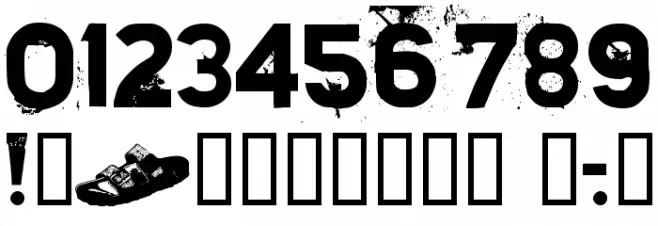 Silver Sideshow Font OTHER CHARS