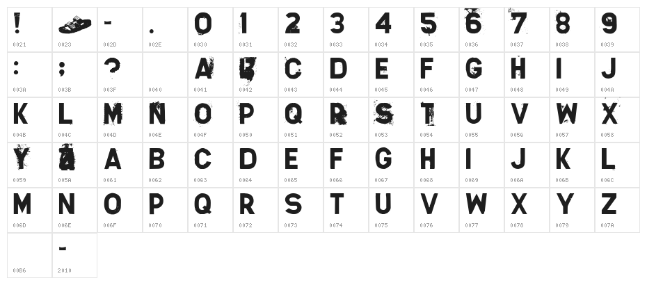 Silver Sideshow Character Map