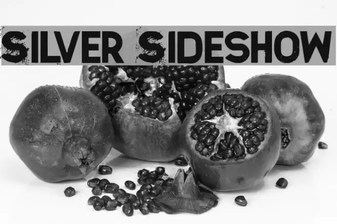 Silver Sideshow Font examples