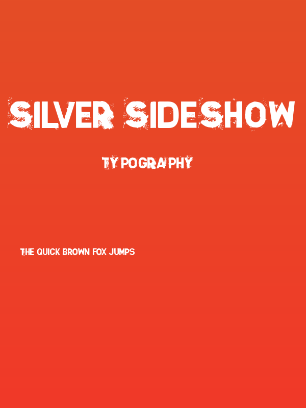 Silver Sideshow Poster