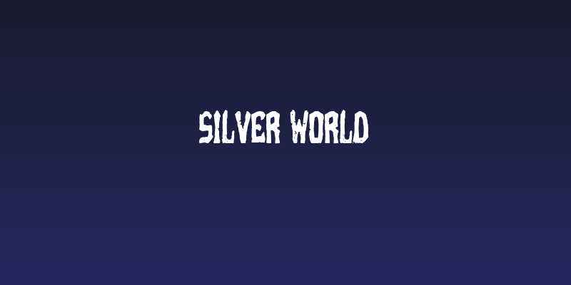 Silver World Social Header
