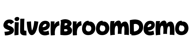 SilverBroomDemo  Free Fonts Download