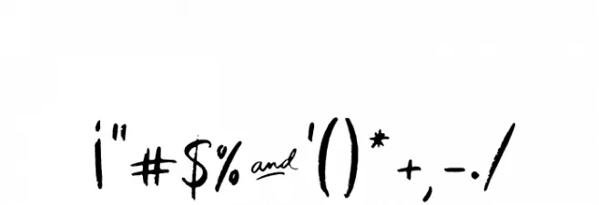 SilverCharm Font OTHER CHARS