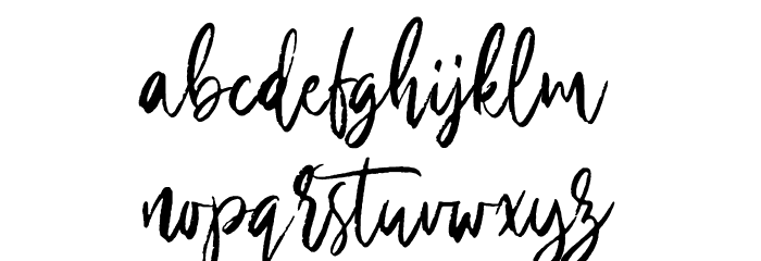 SilverCharm Font LOWERCASE