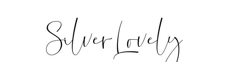 SilverLovely  नि: शुल्क फ़ॉन्ट्स डाउनलोड