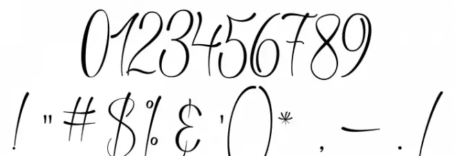 SilverLovely Font OTHER CHARS