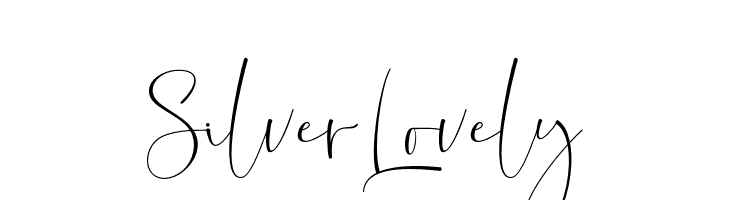 SilverLovely  नि: शुल्क फ़ॉन्ट्स डाउनलोड