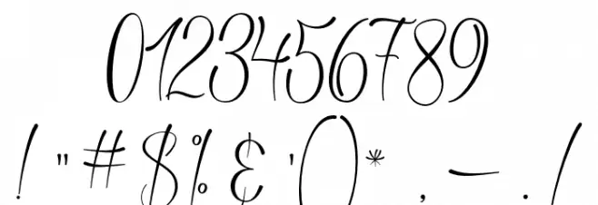 SilverLovely Font OTHER CHARS