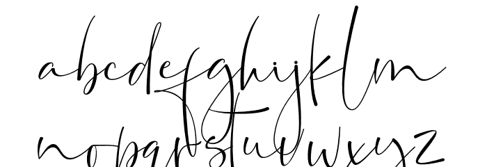 SilverLovely Font LOWERCASE