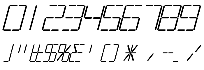 Silverball Bold Italic Шрифта ДРУГИЕ символов