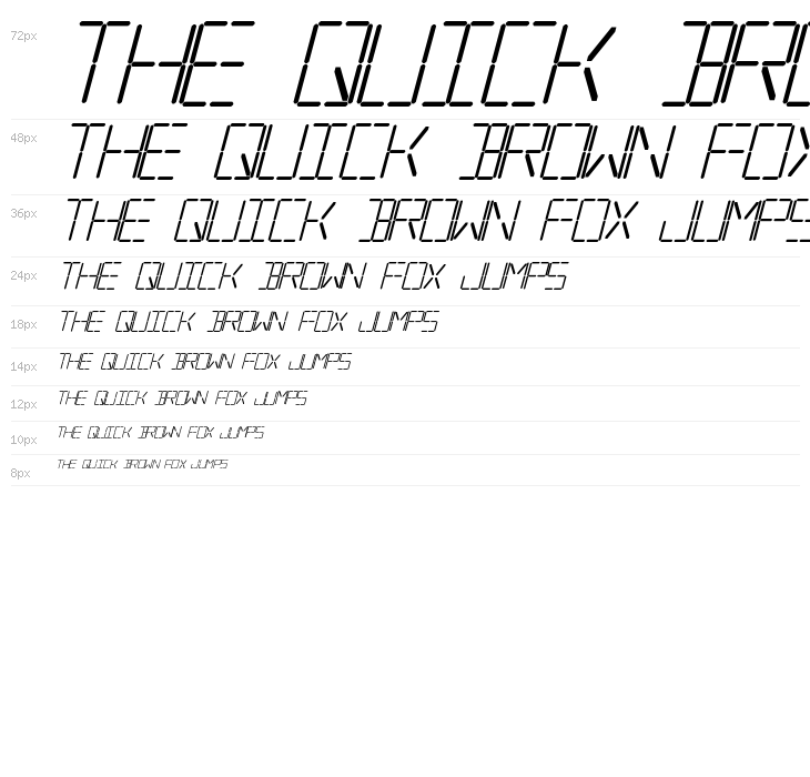 Silverball Bold Italic Waterfall