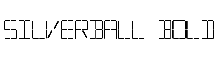 Silverball Bold  Frei Schriftart Herunterladen