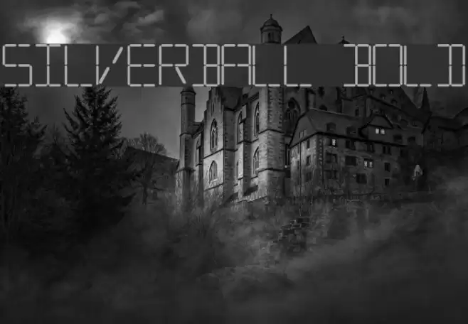 Silverball Bold Font examples