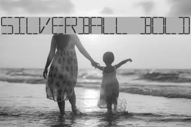 Silverball Bold Font examples