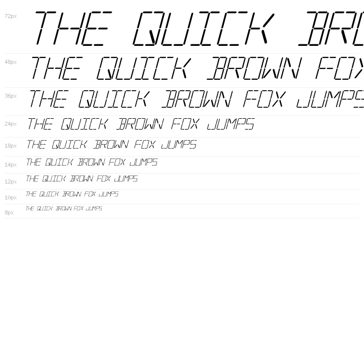 Silverball Italic Waterfall