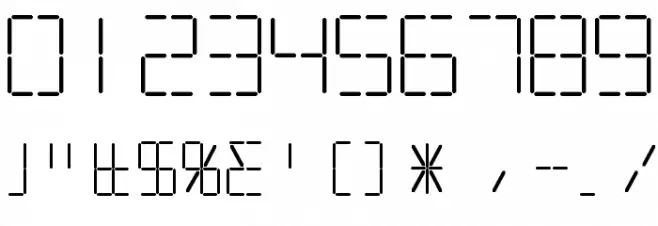 Silverball Font OTHER CHARS