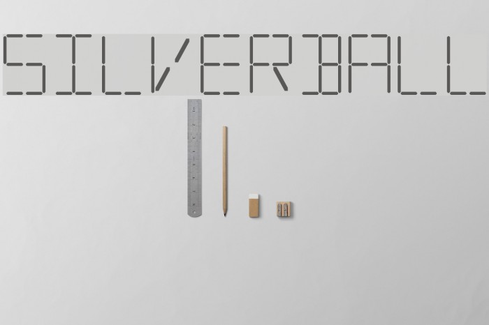 Silverball フォント examples