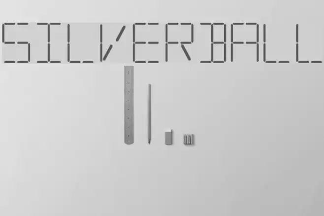 Silverball Font examples