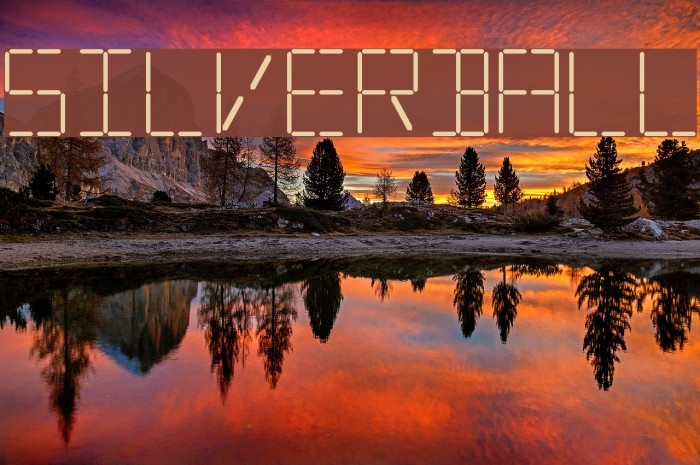 Silverball フォント examples