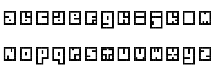 Silverbloc Font LOWERCASE