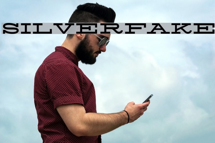 Silverfake Font examples
