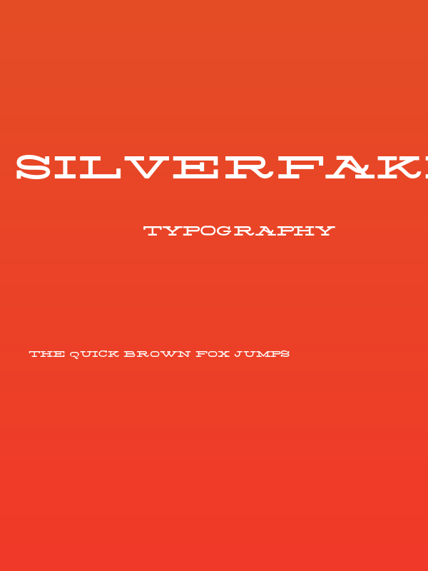 Silverfake Poster