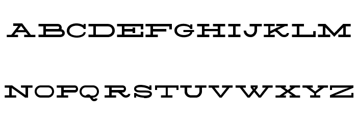 Silverfake Font LOWERCASE