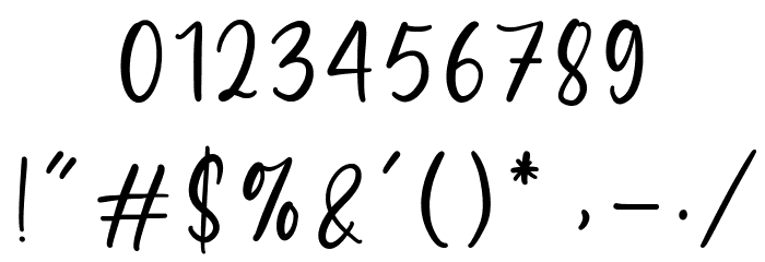 Silverglow Font OTHER CHARS