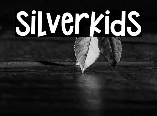 Silverkids Font examples